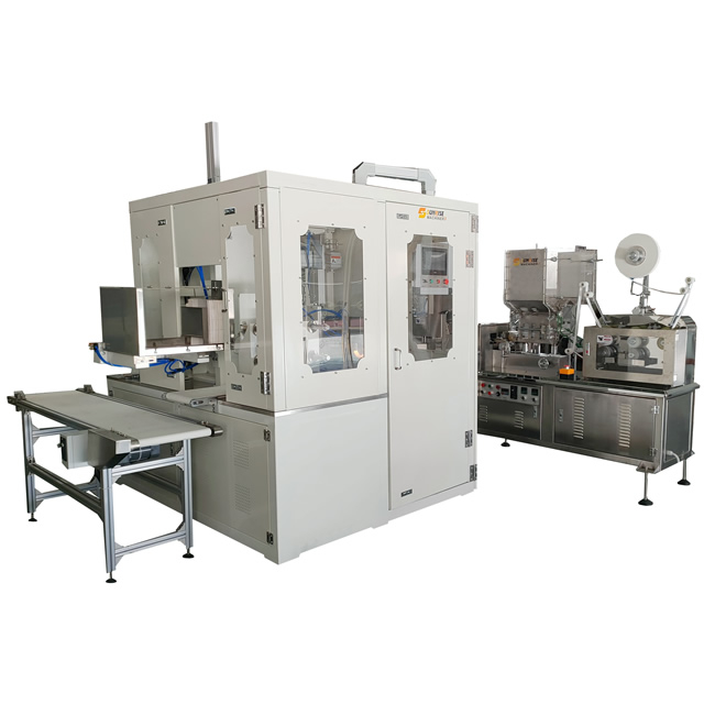 En vrac (groupe) papier de paille boîte d'emballage machine LG-56S pour la paille enveloppé